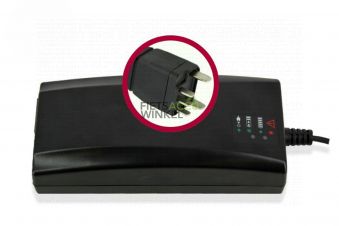 Derby Cycle acculader 36V 4A 5 pins blade aansluiting zwart 36968 8720387027316 overzicht