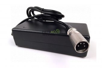Lader Li ion acculader 2A 36V XLR 4 pins FAWL.L.36N.M4P overzicht