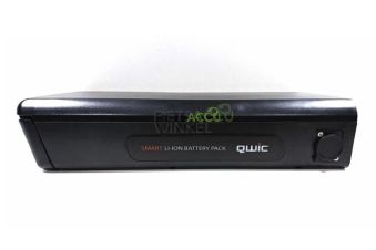 Qwic fietsaccu 36V 6Ah 216Wh bagagedrager zwart BA00028 zijkant