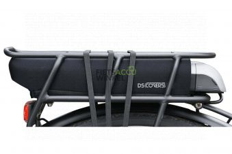 DS cover beschermhoes voor Bosch Powerpack bagagedrager fietsaccu zwart 73160663 8718657940441 overzicht